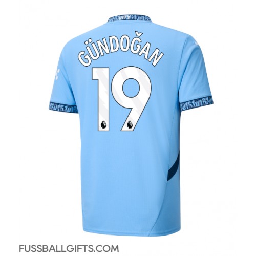 Manchester City Ilkay Gundogan #19 Fußballbekleidung Heimtrikot 2024-25 Kurzarm